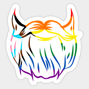 Gaybeard Sticker